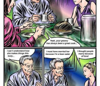 Amanda loves to visit her grandparents Porn Comics
